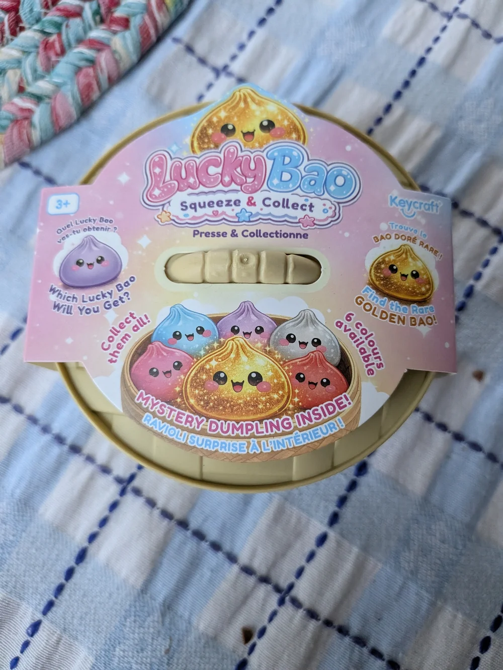 Lucky Bao Squeeze & Collect Mystery Dumpling - Pink & Gold